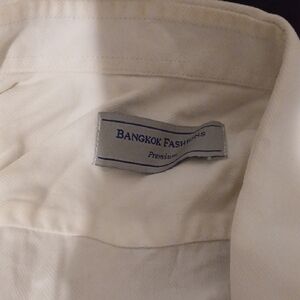 Men's White Casual Button Down Shirt